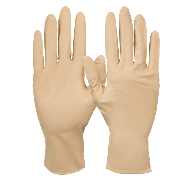 LightTanGloves ALLCARE Latex Exam Glove | Allgloves Malaysia